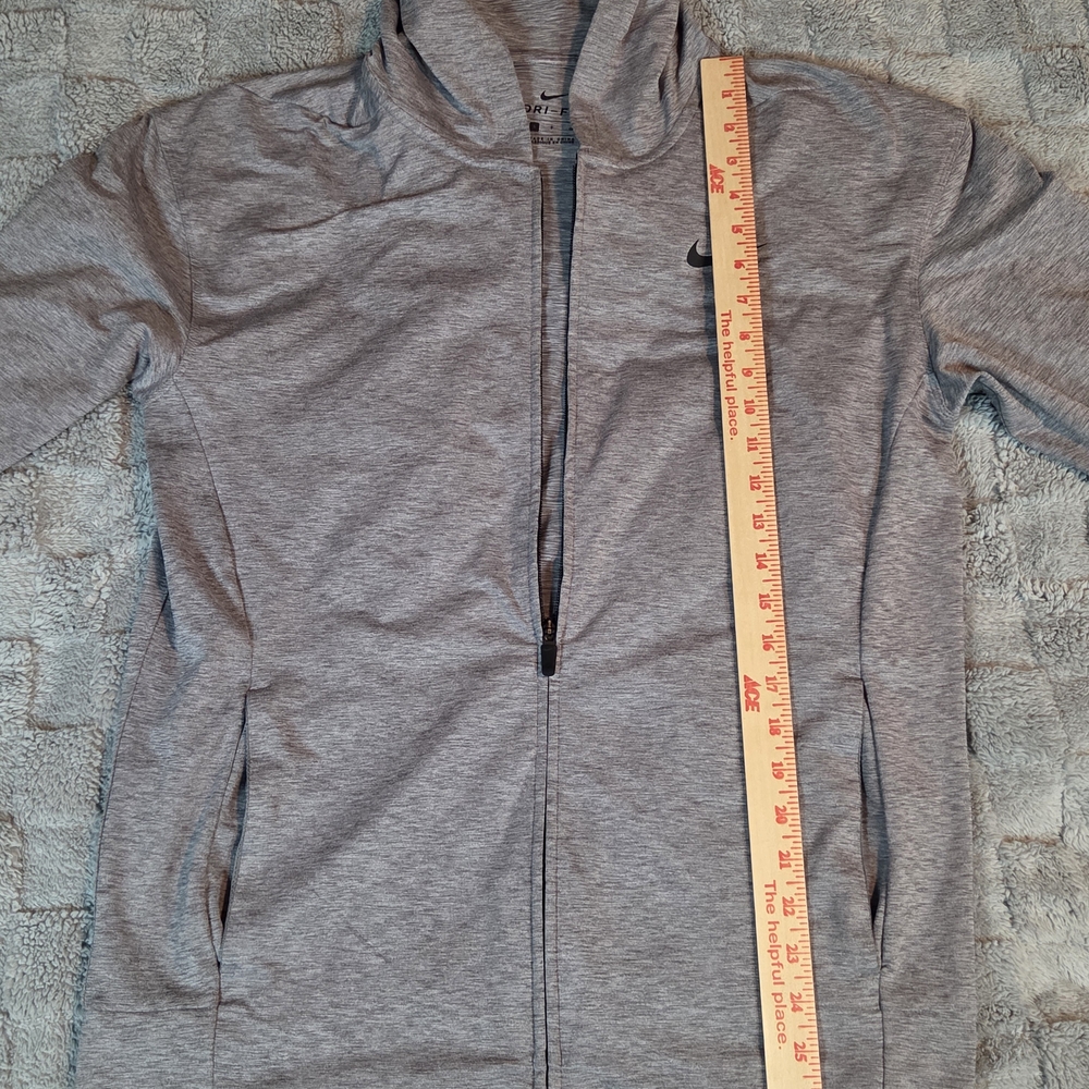 Nike Men's Gray Full-Zip Jacket Size Small - Picture 6 of 13